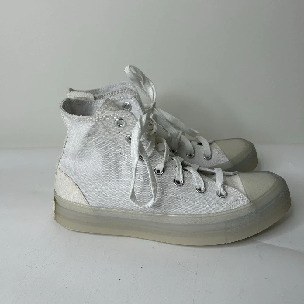 Converse Chuck Taylor All Star CX Stretch Womens 7.5 White High Top Sneakers